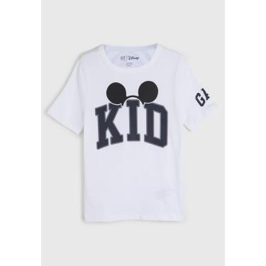 Imagem de Infantil - Camiseta GAP Mickey Mouse Branca GAP 885819 menino