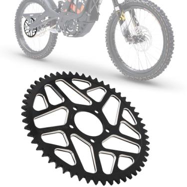 Imagem de IUVWISN Roda dentada 54T CNC para bicicleta suja elétrica Surron Sur Ron Light Bee X/S Segway X260/X160 preta