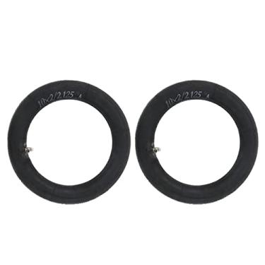 Imagem de 2 Peças De Mini Câmaras De Ar Para Roda De Bicicleta, Câmara De Ar De Pneu De Bicicleta De 10 X 2 Polegadas, Câmaras De Ar De Borracha Para Roda Traseira Para Bicicleta, Carrinho De Bebê E Scooter