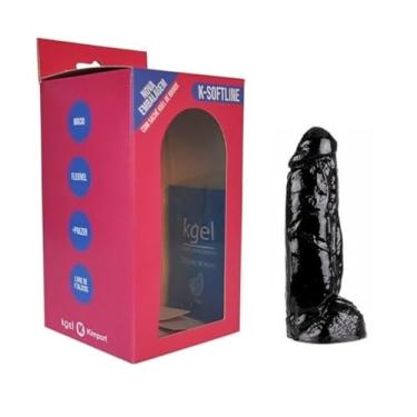 Imagem de PÊNIS 18,5X4,5 CM COR BEGE (PRETO)