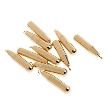Imagem de Tongina Kit De Pesos De Chumbadas De Pesca De Bronze Para Texas Rig E Carolina Rig, 10Pcs Gold - 5g