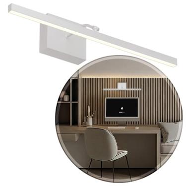 Imagem de Arandela Led Linear 50cm Espelho Quadro Articulada Interno Alumínio MF507 (Branco (Branco Frio))