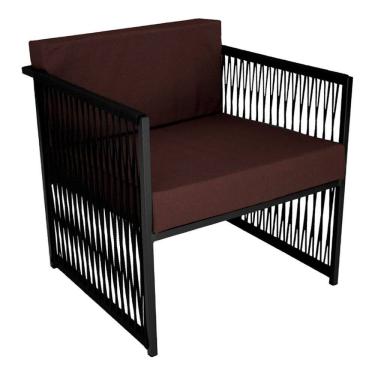 Imagem de Poltrona Santiago para Área Externa de Corda Náutica