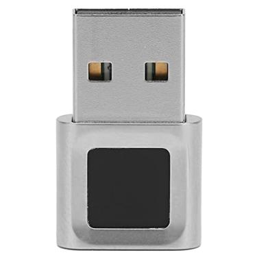 Imagem de Leitor de Impressão Digital, Toque de 360 ​​graus, Correspondência Rápida de Alta Sensibilidade, Scanner de Impressão Digital Olá Sensor de Impressão Digital USB para Computador