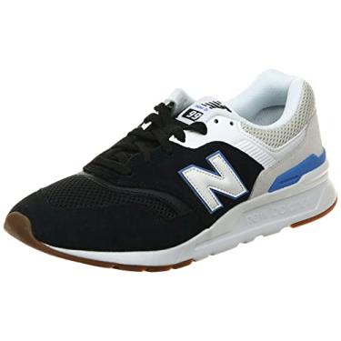 Imagem de New Balance Tênis masculino 997H V1, Preto/sal marinho, 4