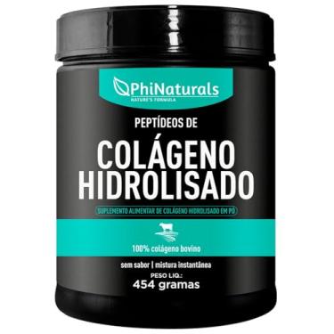 Imagem de Colágeno Hidrolisado em Pó PhiNaturals - 454 gramas - 45 dias - Pó Sem Sabor - Peptídeos de Colageno
