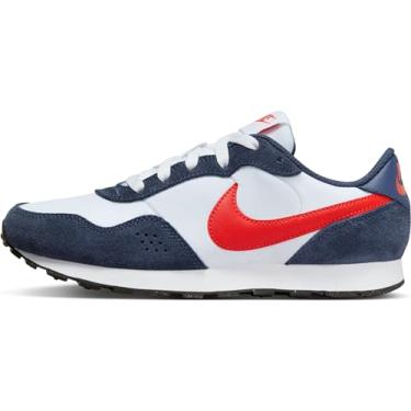 Imagem de Nike Tênis infantil MD Valiant Big (CN8558-409, azul marinho/branco/preto/vermelho), Azul-marinho meia-noite/branco/preto/vermelho picante, 21