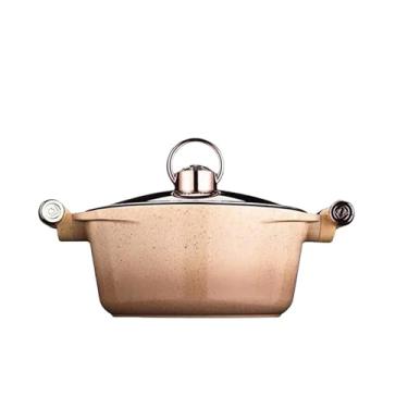 Imagem de frigideira antiaderente para uso doméstico panela de indução a gás, 24cm