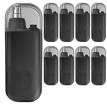 Imagem de Kit 10 Aparadores De Pelos Nariz Ouvido Orelha Recarregável Sem Fio Cortador Higiene Sobrancelha