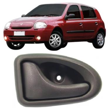 Imagem de Macaneta Interna Preto Le Megane Scenic Clio Hatch Sedan G2 Symbol Master Serve Dianteira Traseira 8200667104