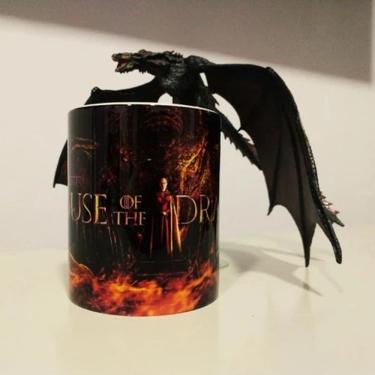 Imagem de Caneca cerâmica Geek Game Of Thrones Rhaenyra Targaryen House Of The Dragon