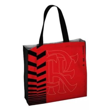 Imagem de Bolsa Ecobag Sacola Retornável Flamengo Crf Vermelha - Clio