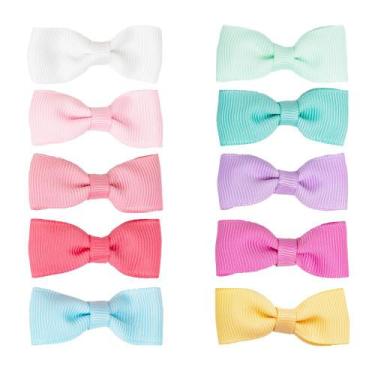 Imagem de Kit 10 laços com presilha para bebes - BUBA