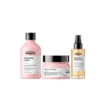 Imagem de Kit L'Oréal Professionel Vitamino Color & Absolut Repair Oil (3 produt