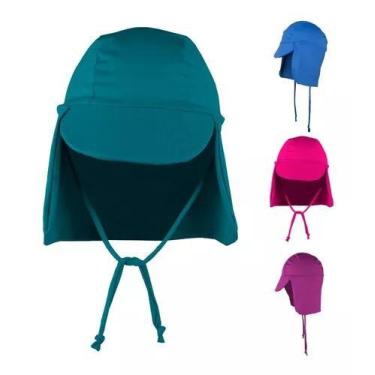 Imagem de Chapéu Boné Infantil Uv50+ Proteção Solar Calor Verão com Aloe Vera Bb
