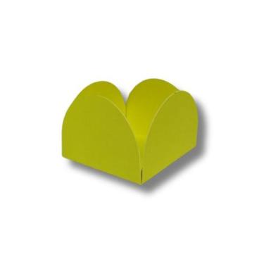 Imagem de 1.000 Forminhas 4 Pétalas Cor Amarelo P/ Doces Gourmets Brigadeiros em
