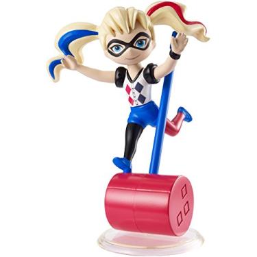 Imagem de Mattel DC Super Hero Girls: Figura Colecionável Mini Vinyl Harley Quinn com Suporte