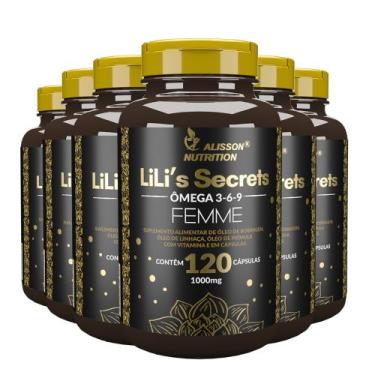 Imagem de Omega Mulher 3 6 9 Femme Linhaça Borragem Primula 6x120 cápsulas - Ali