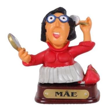 Imagem de Boneco Familiar Mãe para Presente Decoração 8cm - Meerchi