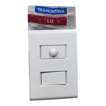 Imagem de Conjunto interruptor paralelo + variador dimmer tramontina liz 