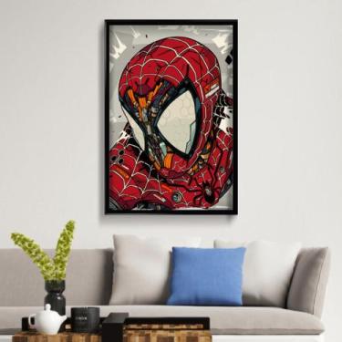 Imagem de Quadro Decorativo Spider Man 50x70 cm Placa Decorativa em MDF para Dec
