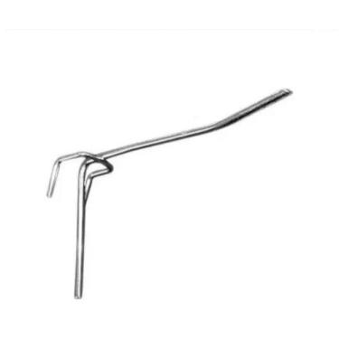 Imagem de 100 Ganchos Expositor Para Tela Aramada 10 Cm - Aramados, Zinco