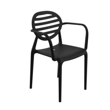 Imagem de Cadeira Stripe com braço - I'M IN HOME, Preto
