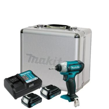 Imagem de Parafusadeira 2 Baterias 12v Td110dz Makita Bivolt Com Maleta