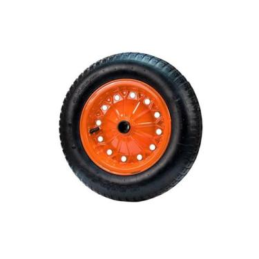 Imagem de Roda Completa Carrinho de Mão Aço Carbono 8pol 45 50 e 60L - Minasul