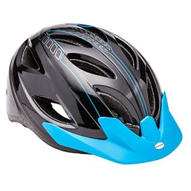 Imagem de Schwinn Capacete de bicicleta juvenil Pathway, preto/azul
