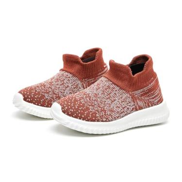 Imagem de RHYSRIEY Tênis infantil sem cadarço para meninas e meninos, sapatos descalços para meninas e meninos (criança 8 - criança pequena 13), Bronzeado, 11-11.5 Little Kid