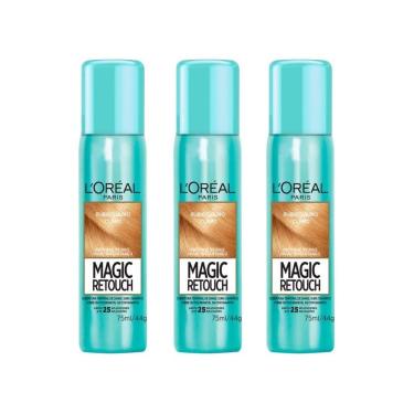 Imagem de Coloraçao Loreal Magic Retouch 75Ml Spray Louro Claro - 3Un