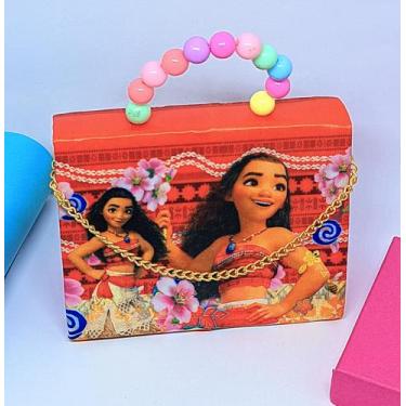 Imagem de Bolsa Infantil Mini Bag Cute Alça Corrente Transversal Princesa Disney