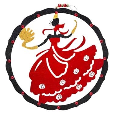 Imagem de Mandala Orixá Imagem Umbanda Terreiro Pendurar Parede 20cm (Iansã)