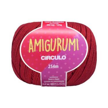 Imagem de Círculo Fio Amigurumi Linha Novelo 254m 125g 3402 Vermelho