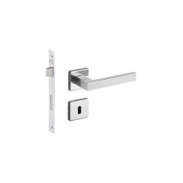 Imagem de Fechadura porta interna quarto hato 2 imab inox polido cromada maquina