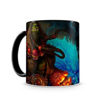 Imagem de Caneca World Of Warcraft Thrall I Preta - Starnerd