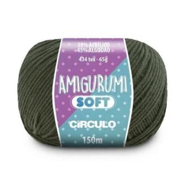 Imagem de 01 Novelo Fio Amigurumi Soft - Artesanato Em Crochê - Circulo, 5442, N