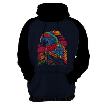 Imagem de Moletom Casaco Aves Araras Vermelha Cores Papagaios HD 1 - Enjoy Shop,