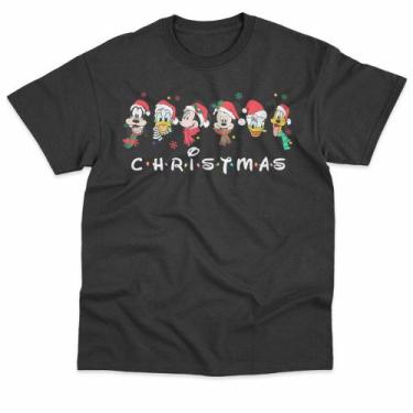 Imagem de Camiseta Natal Mickey Pluto Minnie Christmas 2025 100% Algodão - Própr