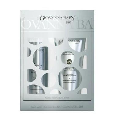 Imagem de Kit Giovanna Baby Silver Body Splash 260ml + Loção Hidratante 200ml