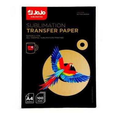 Imagem de 100 Folhas Papel Para Sublimação Transfer Fundo Rosa A4 100g - Jojo