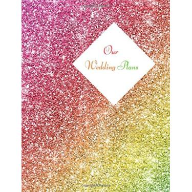 Imagem de Our Wedding Plans: 100 page Wedding planner to help you plan and organise your big day. Red colour accent interior. Handy 8.5x11 size