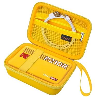 Imagem de Canboc Estojo para KODAK Mini 2 Retrô 4PASS Impressora Fotográfica Portátil/KODAK Mini Shot 2 Retrô 4PASS Câmera Digital Instantânea 2 em 1, Bolsa de Malha Compatível com Papel Fotográfico e Cabo,