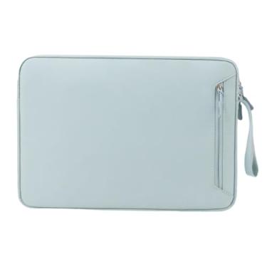 Imagem de 14,1 capa protetora para laptop de 15,6 polegadas à prova de choque bolsa bolsa de mão para notebook capa protetora bolsa de transporte azul