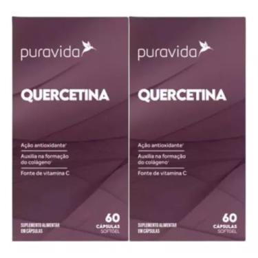 Imagem de 2x Quercetina + Vitamina C - Puravida