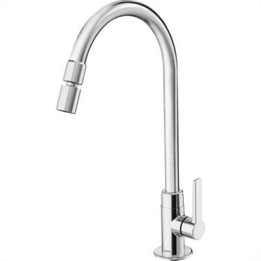 Imagem de Torneira Metal Pia Docol Mesa Alta Gali 801306, Cromado