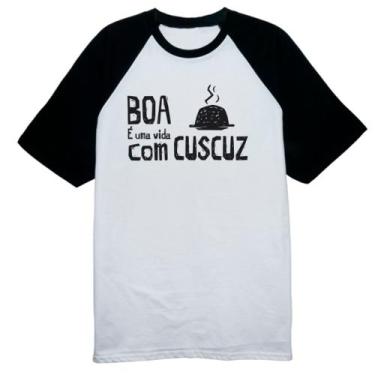 Imagem de Camiseta Raglan Vida boa e com cuscuz - Alearts, GG