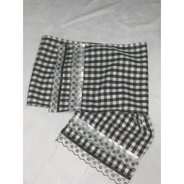 Imagem de Conjunto 2 peças de Oxford Preta velha