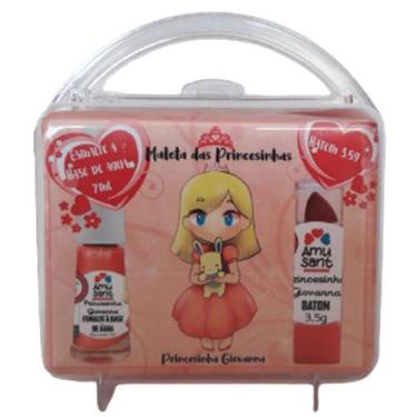 Imagem de  Amusant Maleta de Maquiagem Princesinha Giovanna Esmalte + Batom